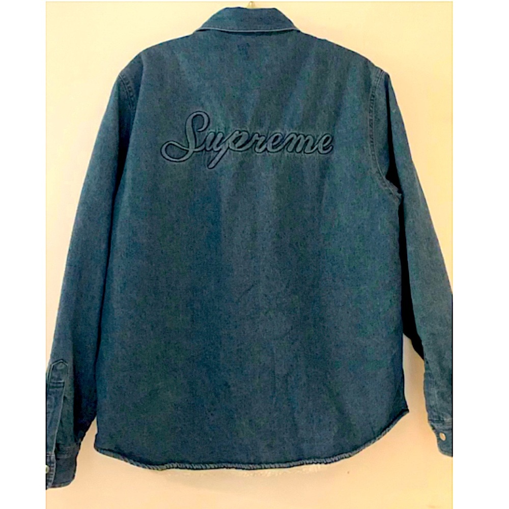 Supreme vintage cuffed jean jacket